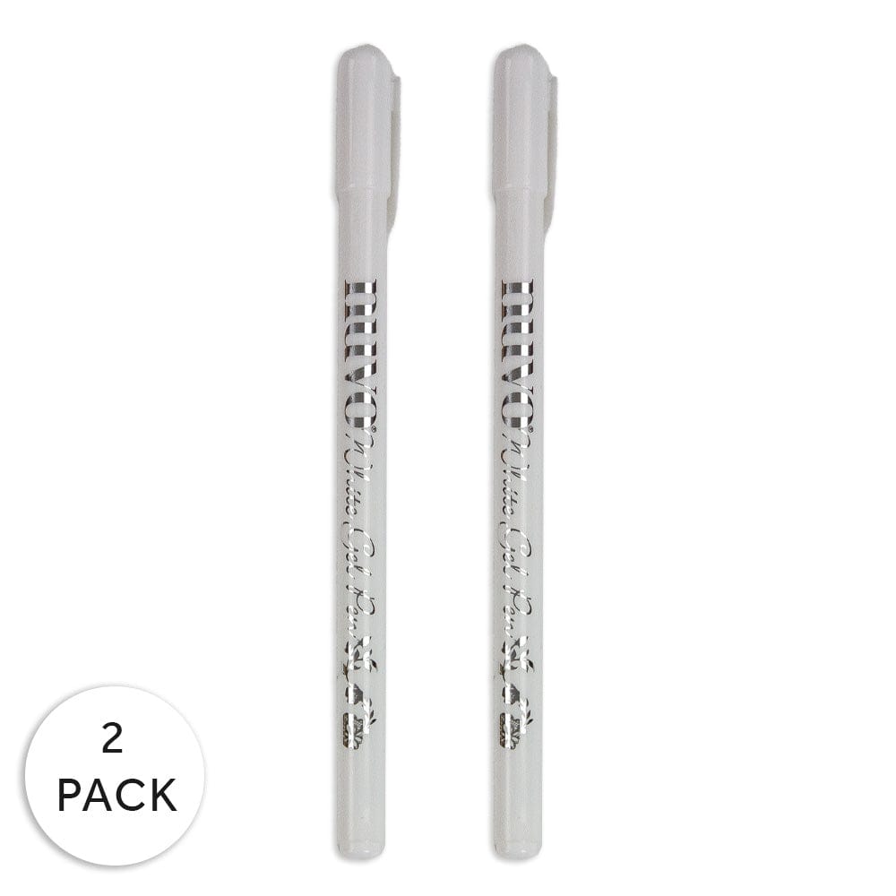 Nuvo Adhesives Nuvo - 2 Pack Of White Gel Pens - 124n
