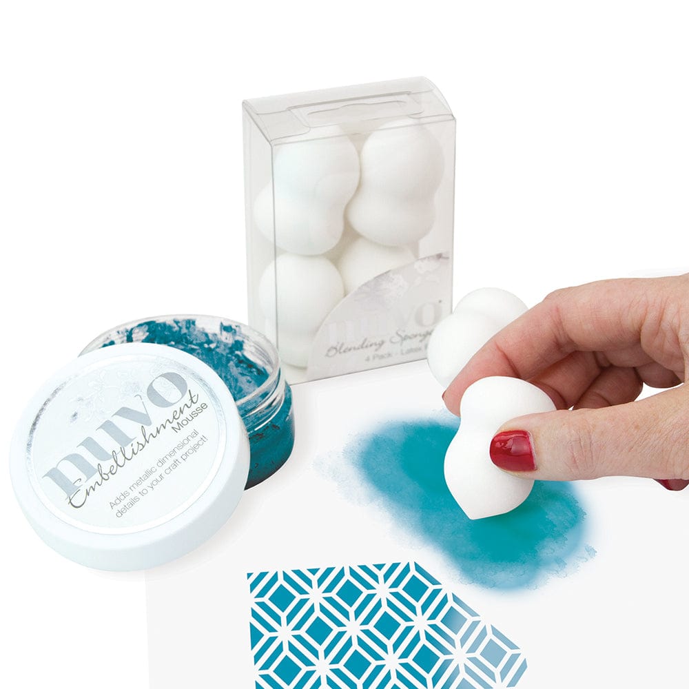 Nuvo Embellishment Mousse Nuvo - Embellishment Mousse - Pacific Teal - 822n