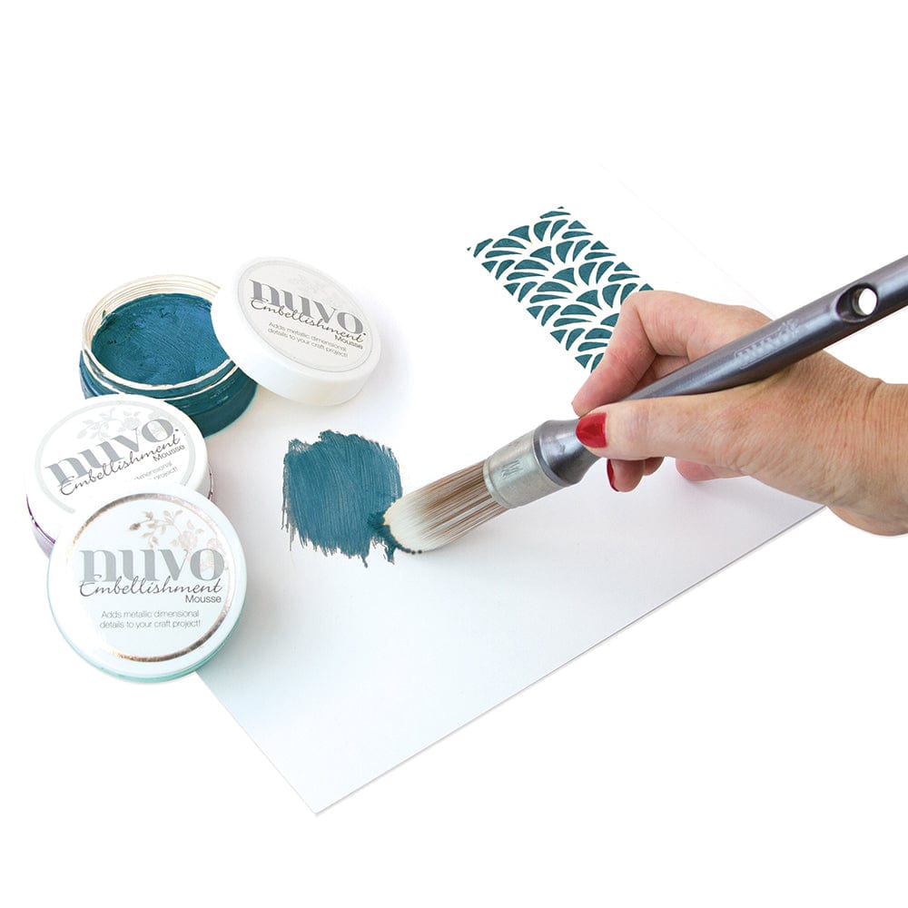 Nuvo Embellishment Mousse Nuvo - Embellishment Mousse - Pacific Teal - 822n