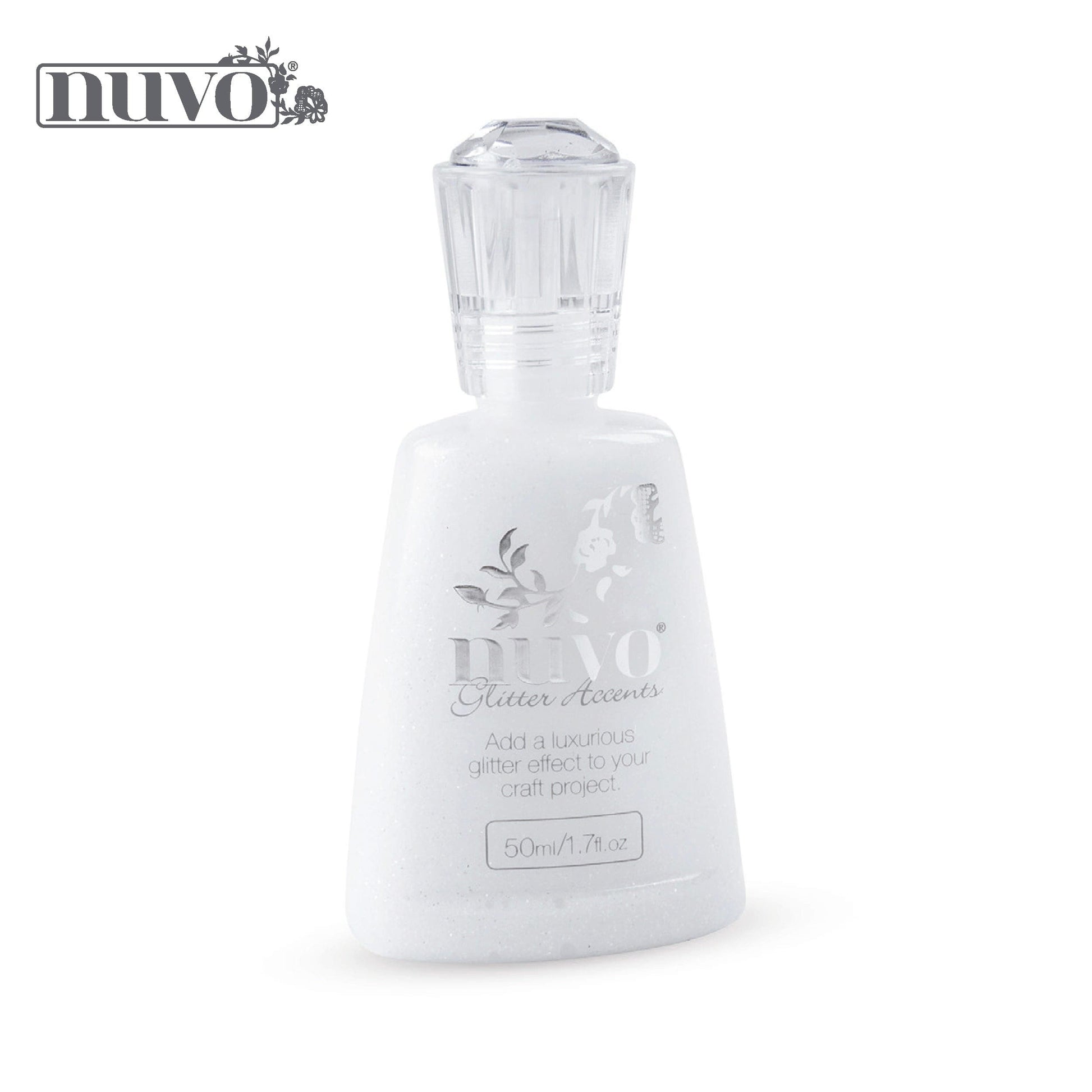 Nuvo Glitter Accents Multipack of 3 Glitter Accents - Fresh Snowfall - 948n3