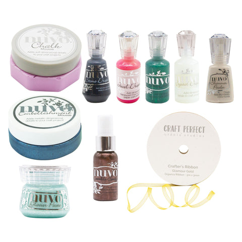 Nuvo Hidden Bundle Mixed Embellishments and Mediums - Nutcracker & Sugar Plum Fairy Collection