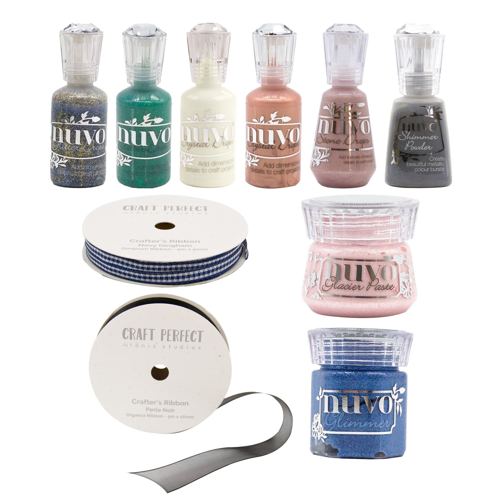 Nuvo Hidden Bundle Mixed Embellishments and Mediums - Radiant Rucksack Collection
