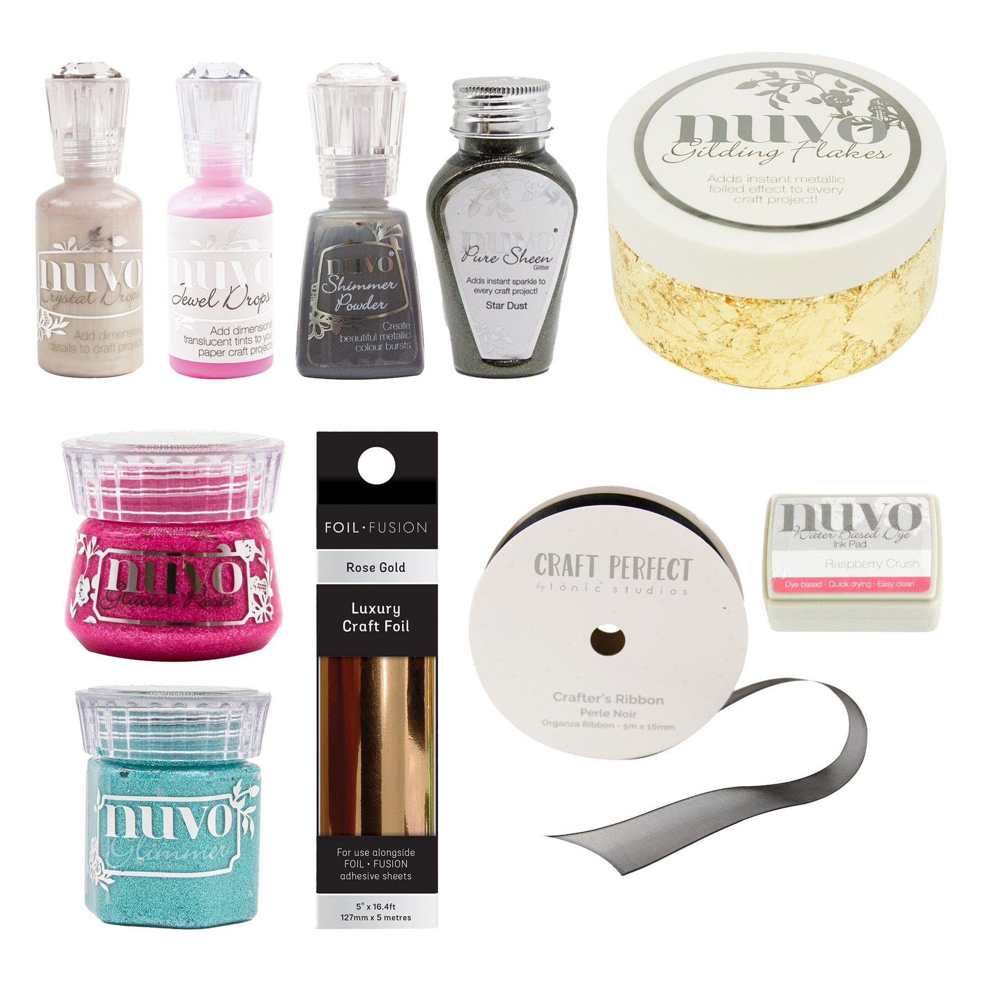 Nuvo Hidden Bundle Mixed Embellishments - Beautiful Barrel Bag Collection