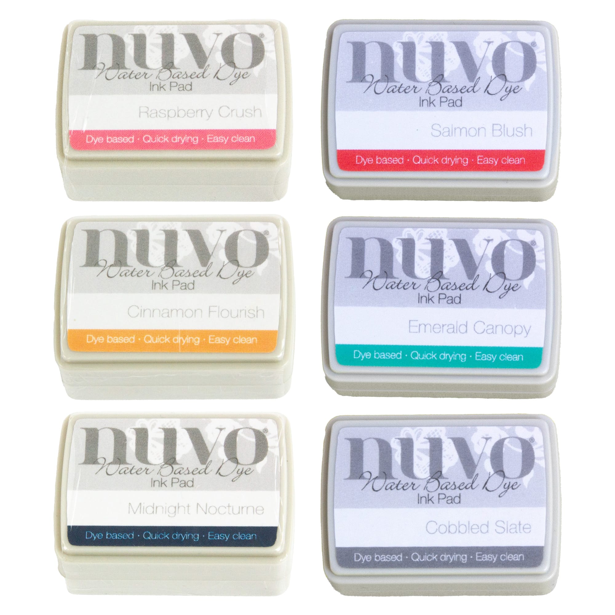 Nuvo Ink Pads Nuvo - Six Water Based Ink Pads Collection