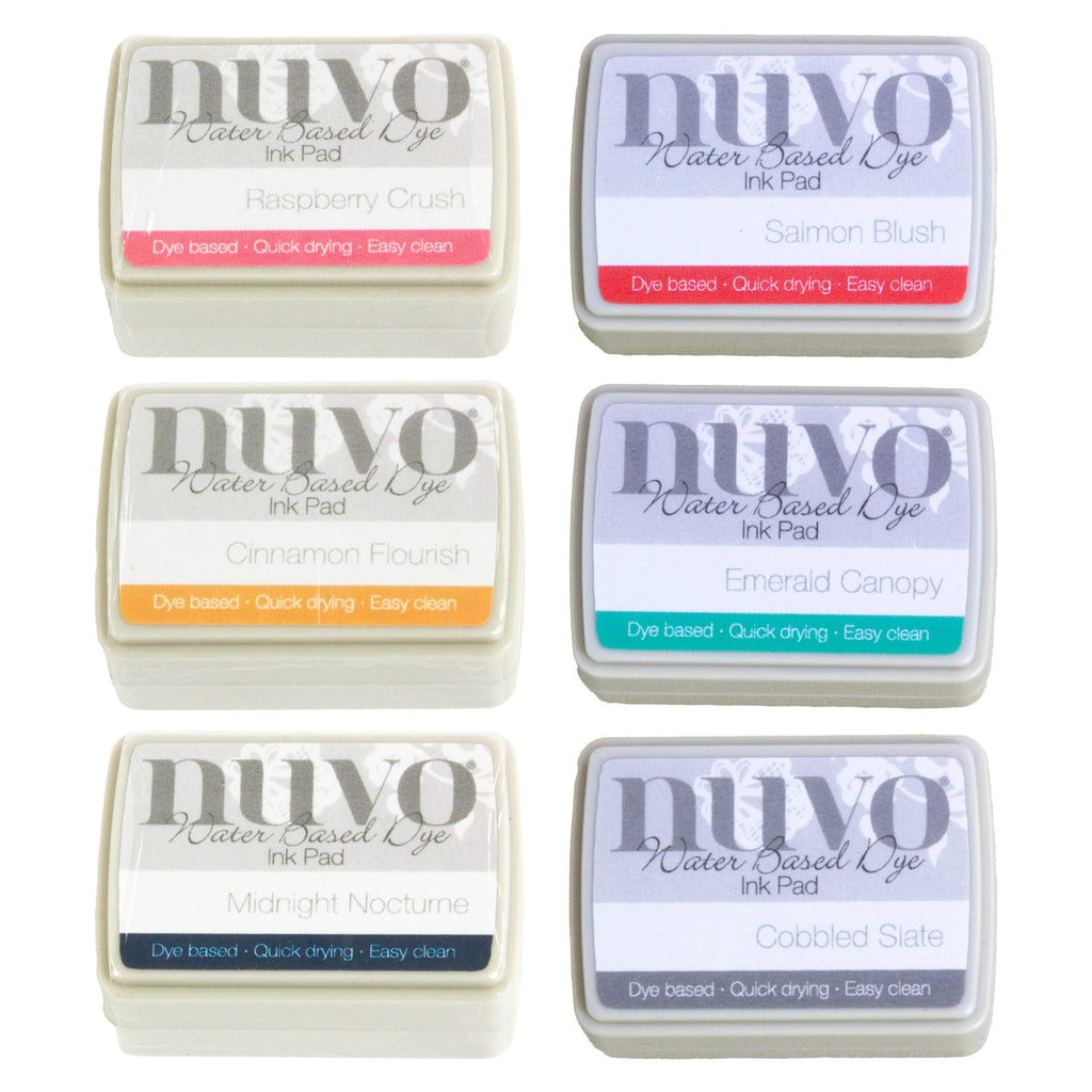 Nuvo Ink Pads Nuvo - Six Water Based Ink Pads Collection