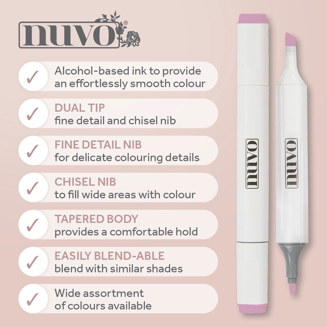 Nuvo Pens and Pencils “Bewitched Blends” Halloween Craft Bundle – 12 Dual-Tip Alcohol Markers + 6 Iridescent Mirror Card Sheets + Marker Storage Box (19 Items Total) – Colouring & Cardmaking Set