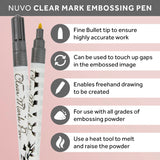 Load image into Gallery viewer, Nuvo Pens and Pencils Multipack of 12 - Clear Embosing Marker Pen - 103n12