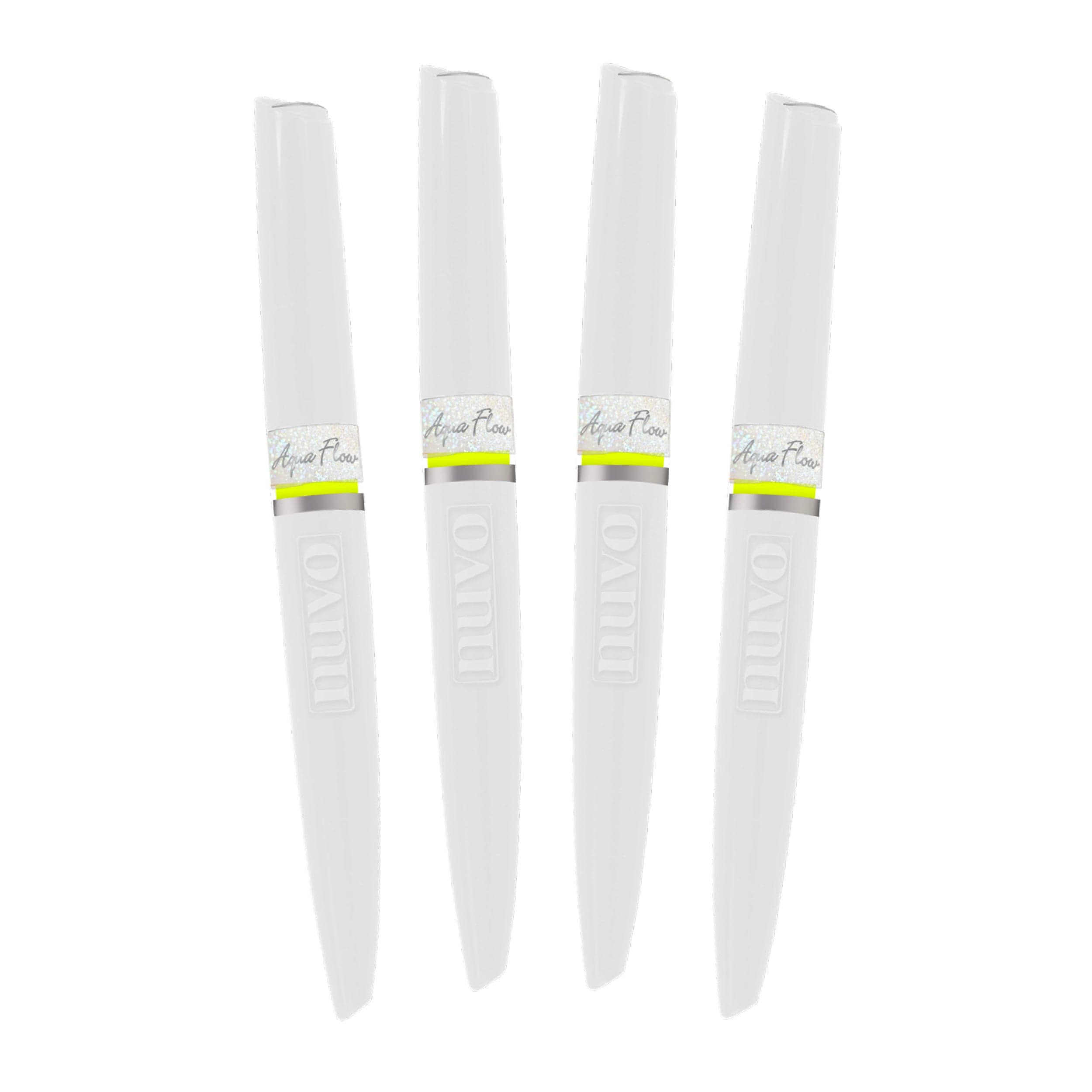 Nuvo Pens and Pencils Multipack of 2 - Aqua Shimmer Pens - Glitter Gloss - 888n2