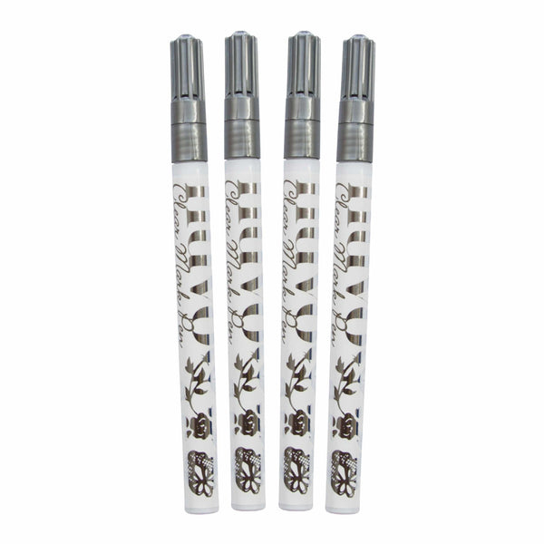 Nuvo Pens and Pencils Multipack of 4 - Clear Embosing Marker Pen - 103n4