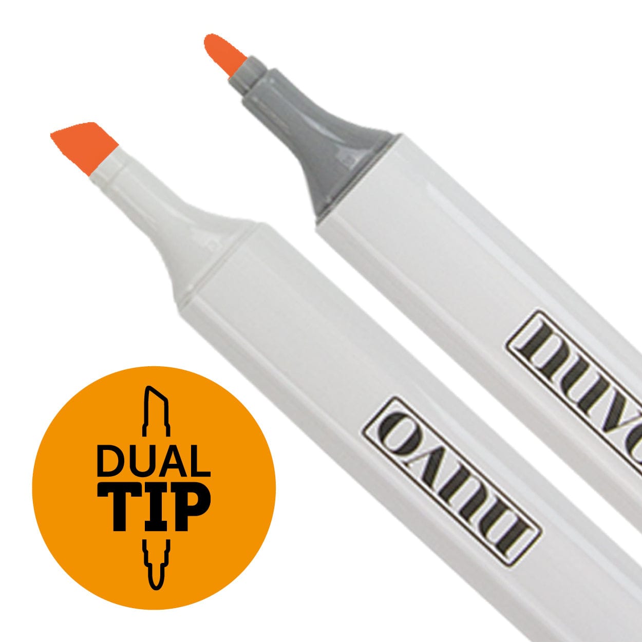 Nuvo Pens and Pencils Nuvo Alcohol Markers Set – 12 Dual Tip Art Markers for Blending, Colouring & Stamping