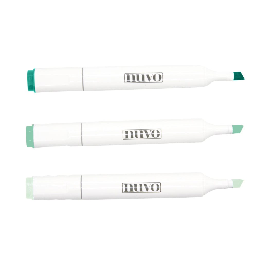 Nuvo Pens and Pencils Nuvo - Marker Pen Collection - Emerald Seas - 3 Pack - 334N