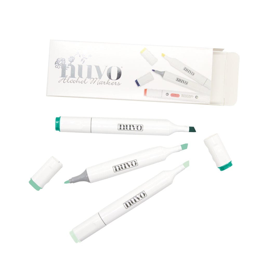 Nuvo Pens and Pencils Nuvo - Marker Pen Collection - Emerald Seas - 3 Pack - 334N