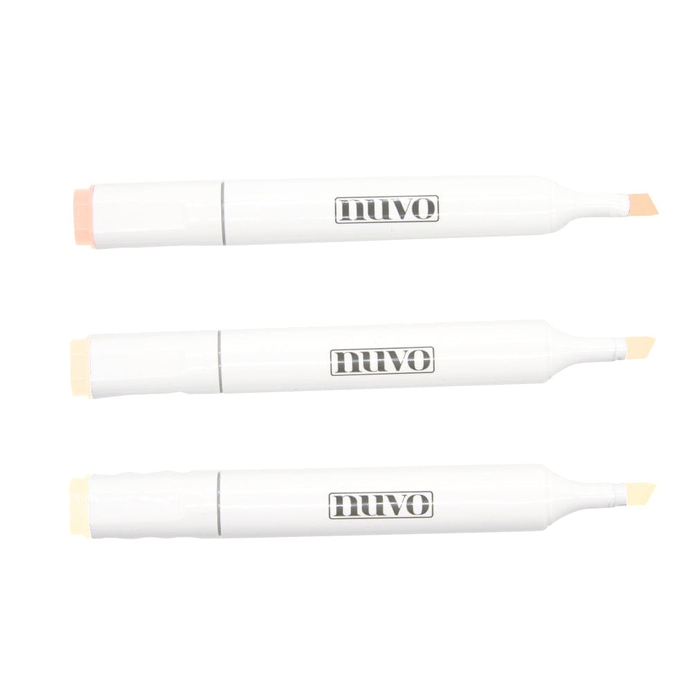 Nuvo Pens and Pencils Nuvo - Marker Pen Collection - Fair Skin Tones - 3 Pack - 318N