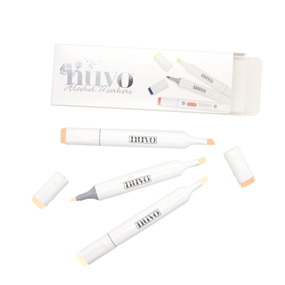 Nuvo Pens and Pencils Nuvo - Marker Pen Collection - Fair Skin Tones - 3 Pack - 318N