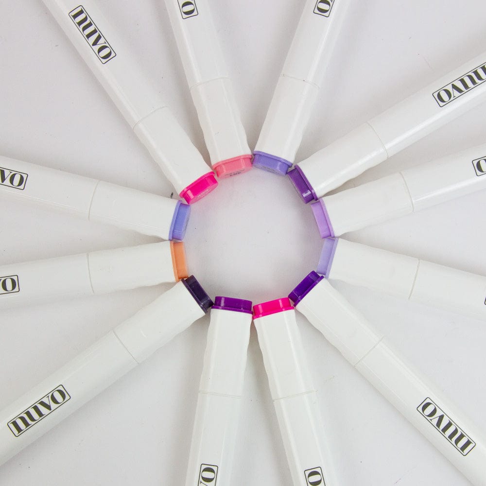 Nuvo Pens and Pencils Nuvo - Marker Pen Collection - Mermaid Tail - 12 Pack - 527n