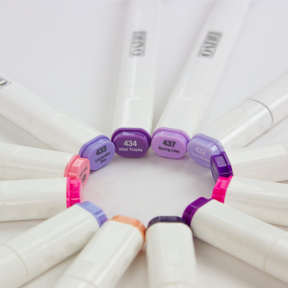 Nuvo Pens and Pencils Nuvo - Marker Pen Collection - Mermaid Tail - 12 Pack - 527n