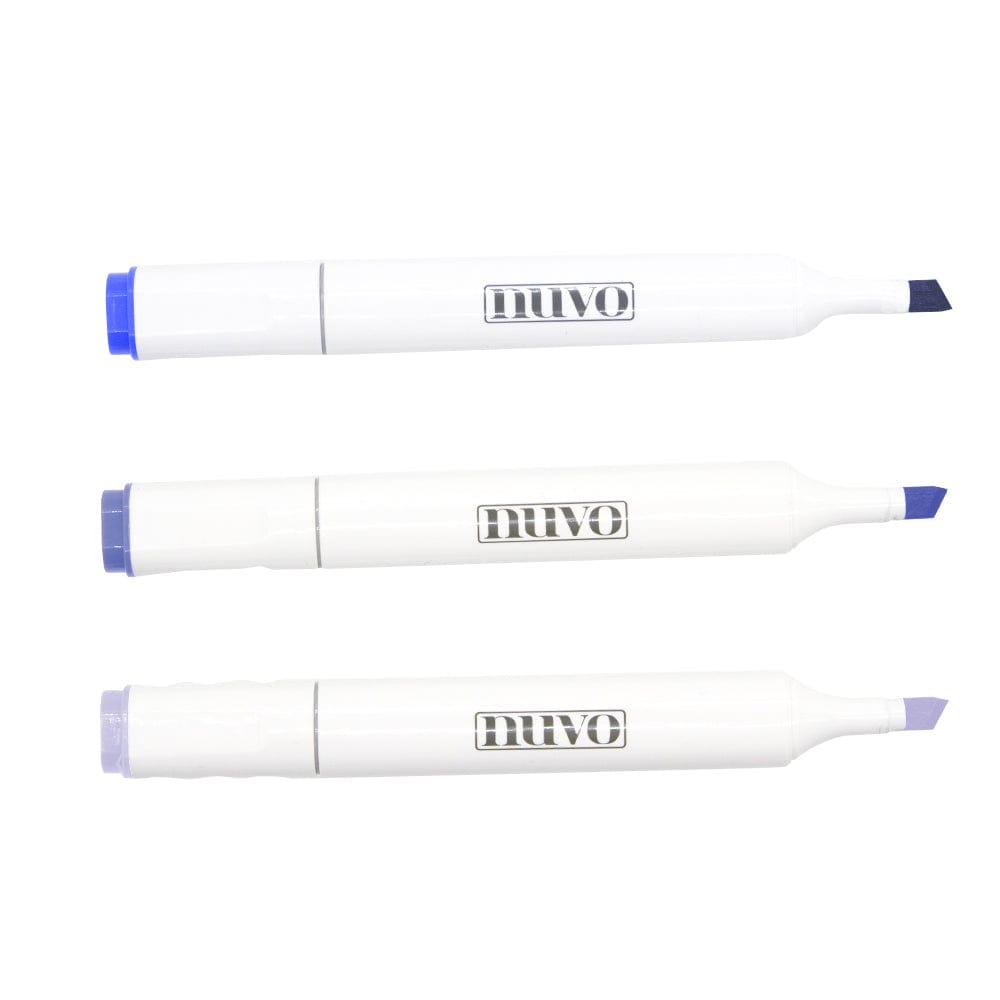 Nuvo Pens and Pencils Nuvo - Marker Pen Collection - Palma Violets - 3 Pack - 328N