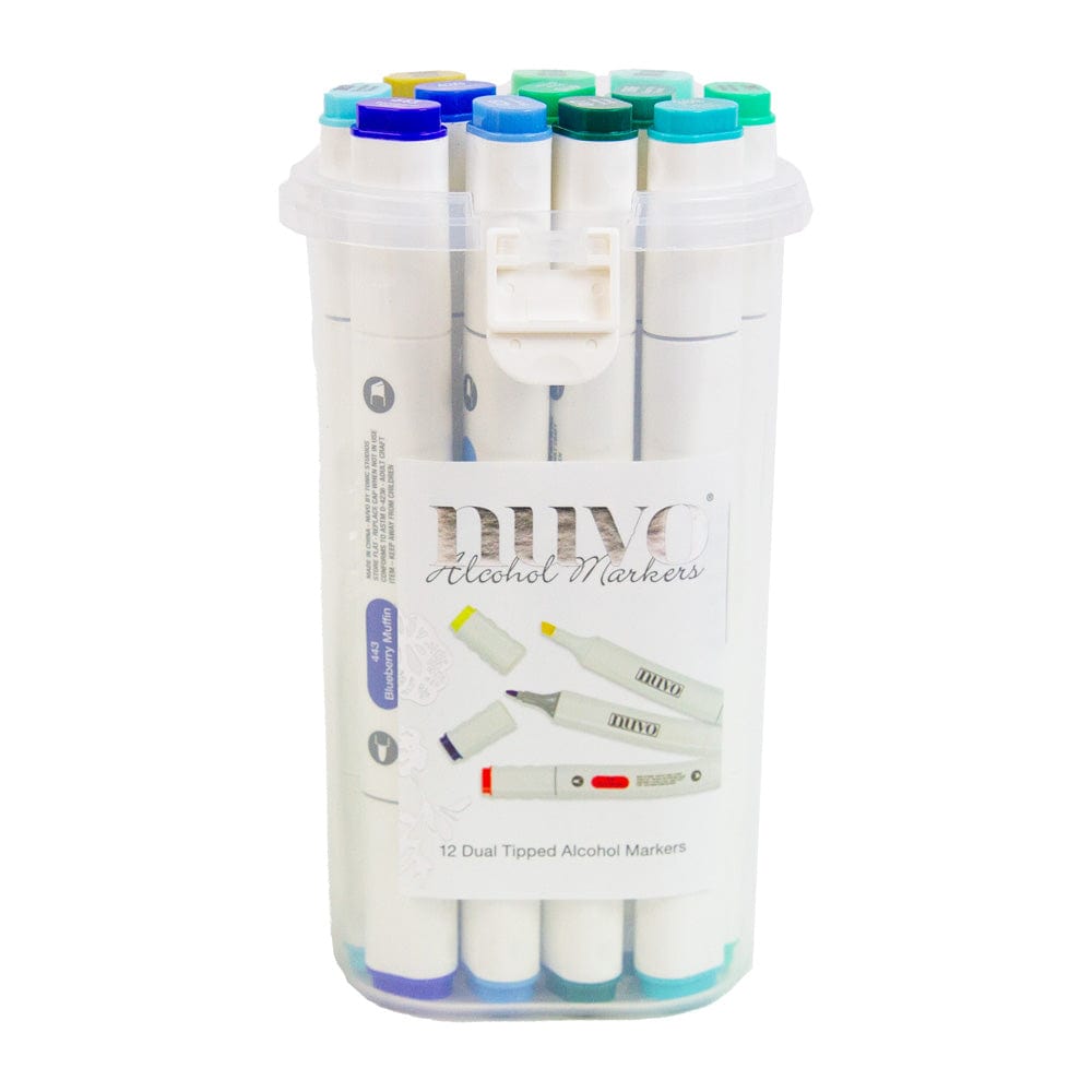 Nuvo Pens and Pencils Nuvo - Marker Pen Collection -Sea & Skies- 12 Pack - 526n