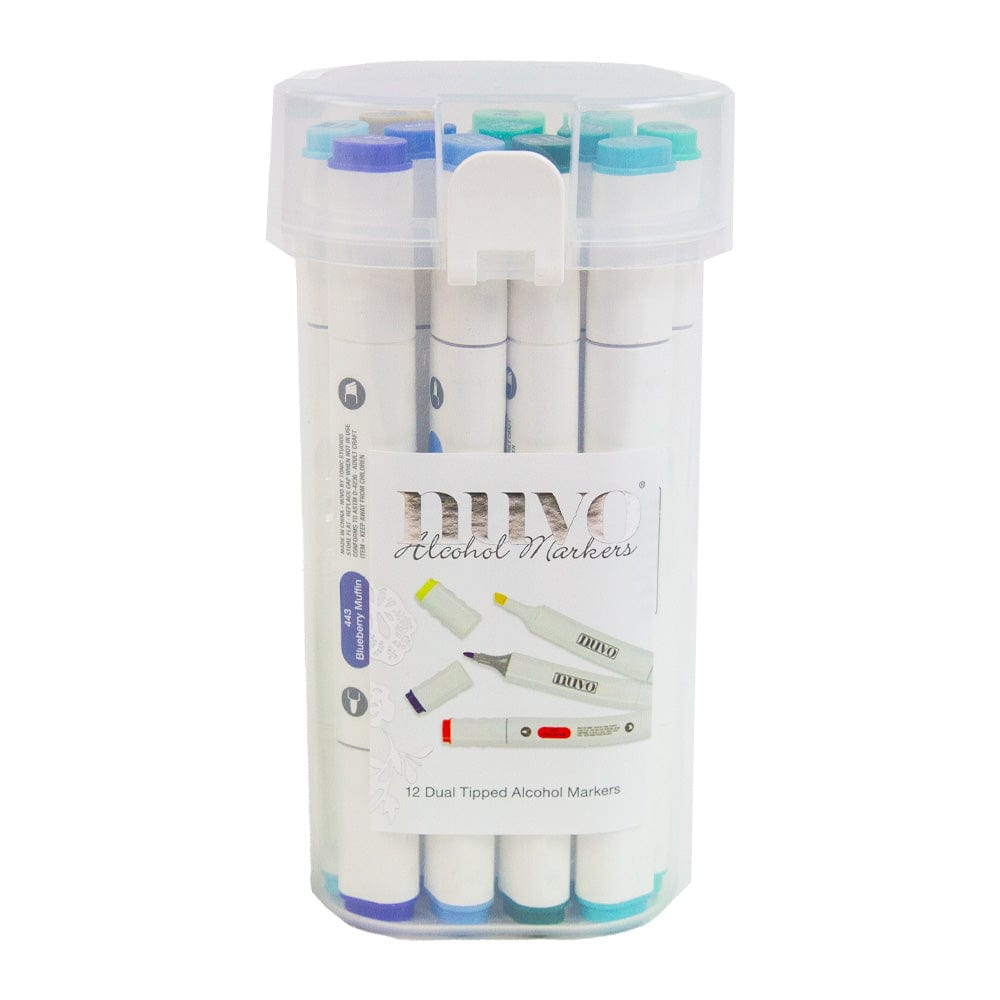 Nuvo Pens and Pencils Nuvo - Marker Pen Collection - Sea & Skies - 12 Pack - 526n