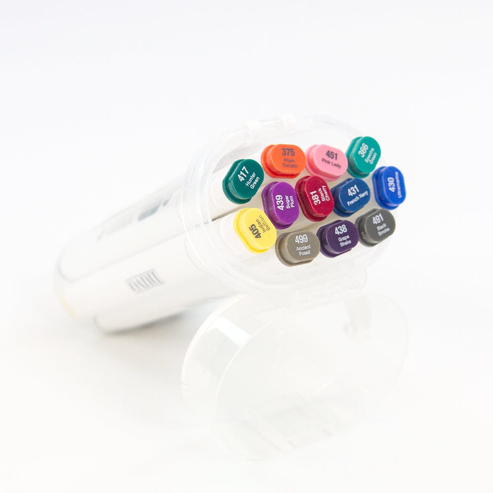 Nuvo Pens and Pencils Nuvo - Marker Pen Collection - Shaded Accents - 12 Pack - 349N