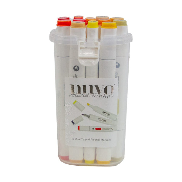 Nuvo Pens and Pencils Nuvo - Marker Pen Collection -Sunset & Sands - 12 Pack - 525n