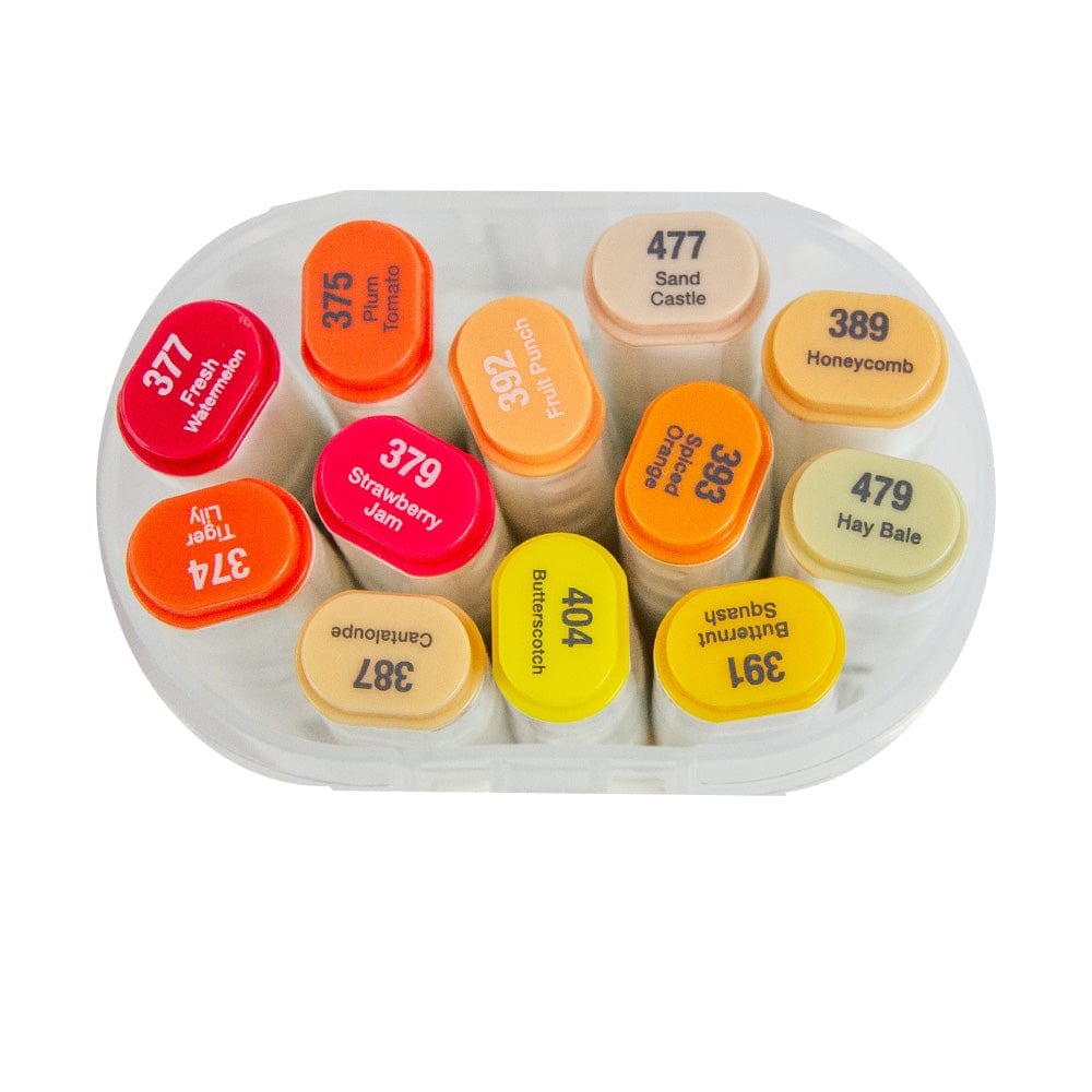 Nuvo Pens and Pencils Nuvo - Marker Pen Collection - Sunset & Sands - 12 Pack - 525n