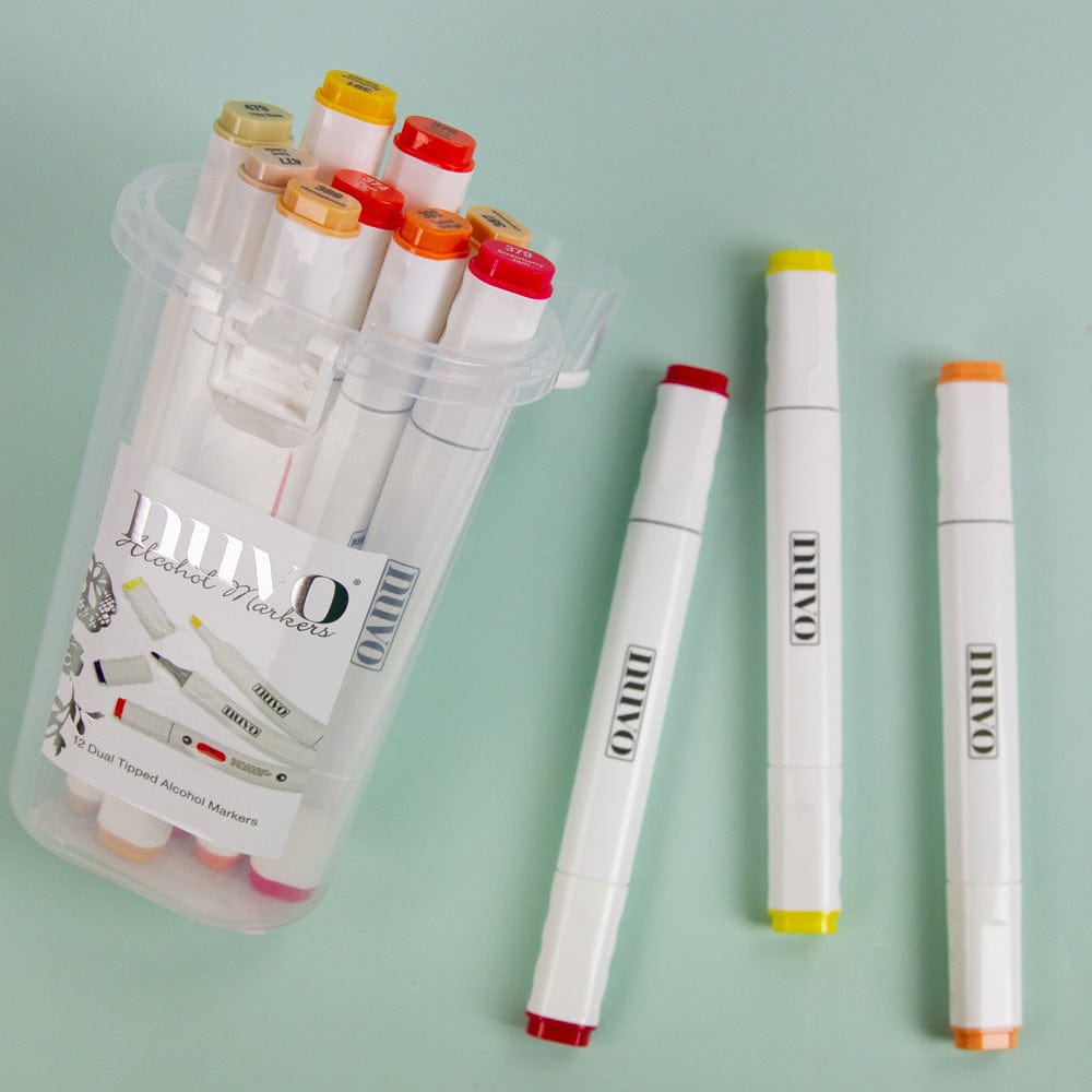 Nuvo Pens and Pencils Nuvo - Marker Pen Collection - Sunset & Sands - 12 Pack - 525n