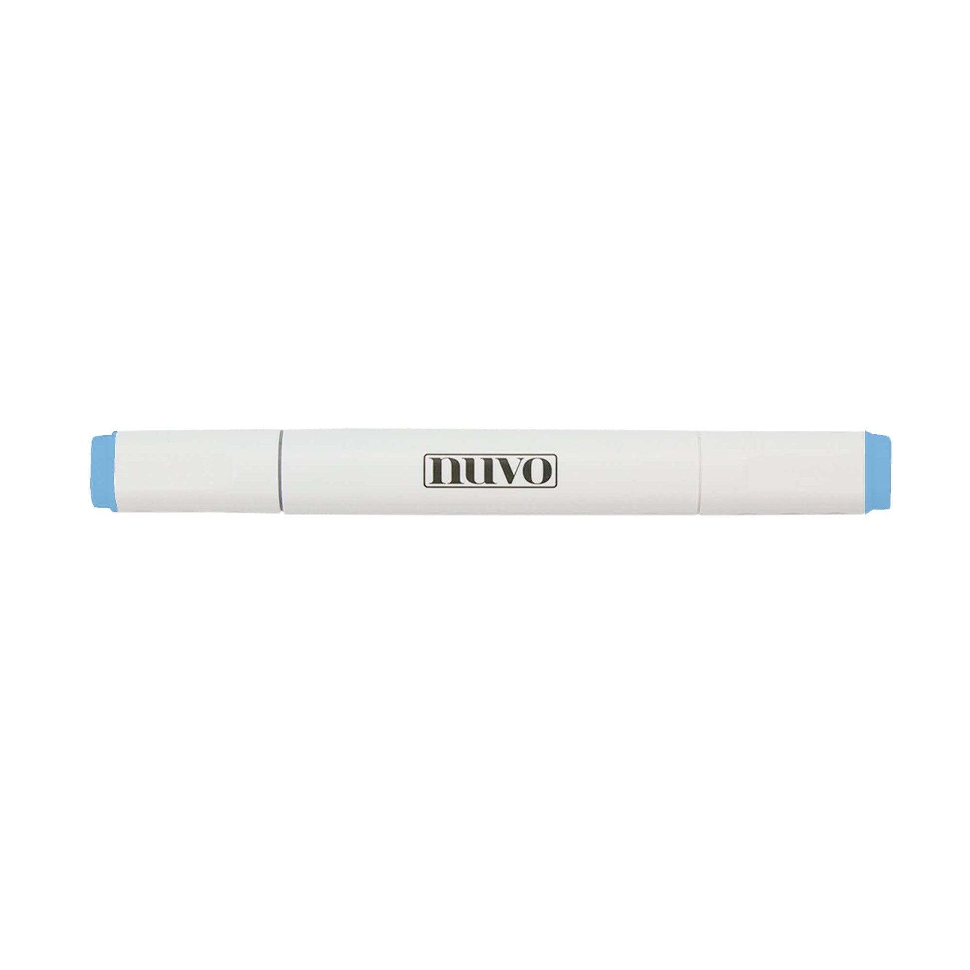 Nuvo Pens and Pencils Nuvo - Single Marker Pen Collection - Forget-me-not Blue - 427n