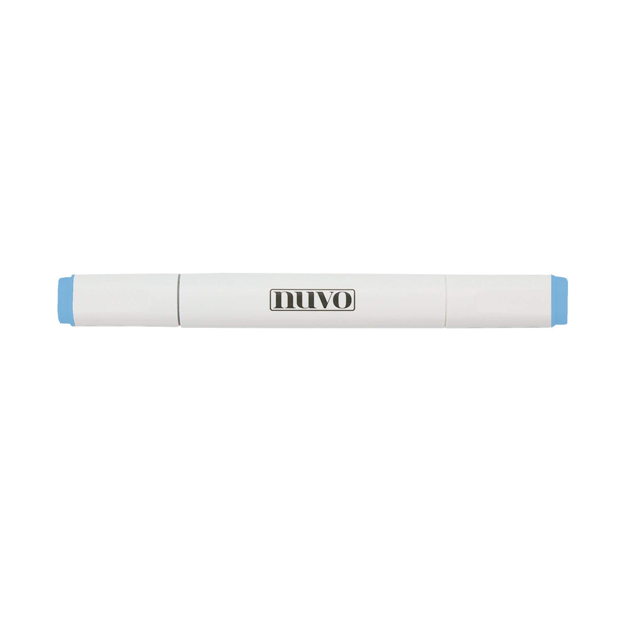Nuvo Pens and Pencils Nuvo - Single Marker Pen Collection - Forget-me-not Blue - 427n