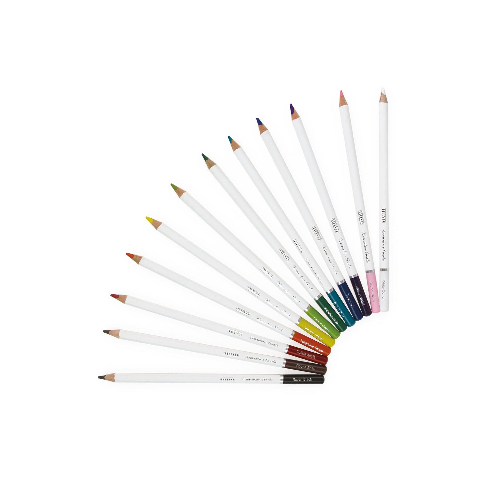Nuvo Pens and Pencils Nuvo - Watercolour Pencils - Brilliantly Vibrant - 520n
