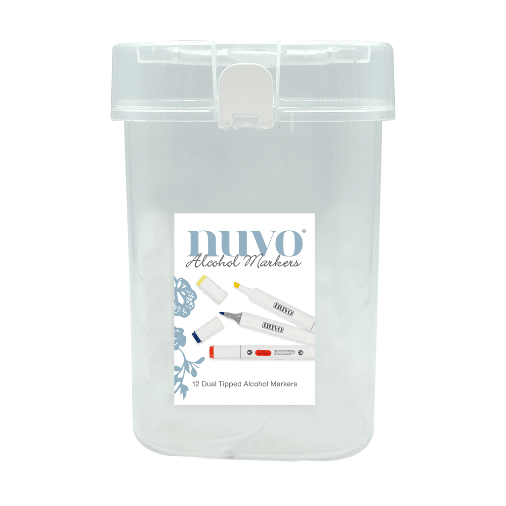Nuvo Storage Nuvo - Alcohol Marker Pen Storage Case For 12 Pens - 1970N