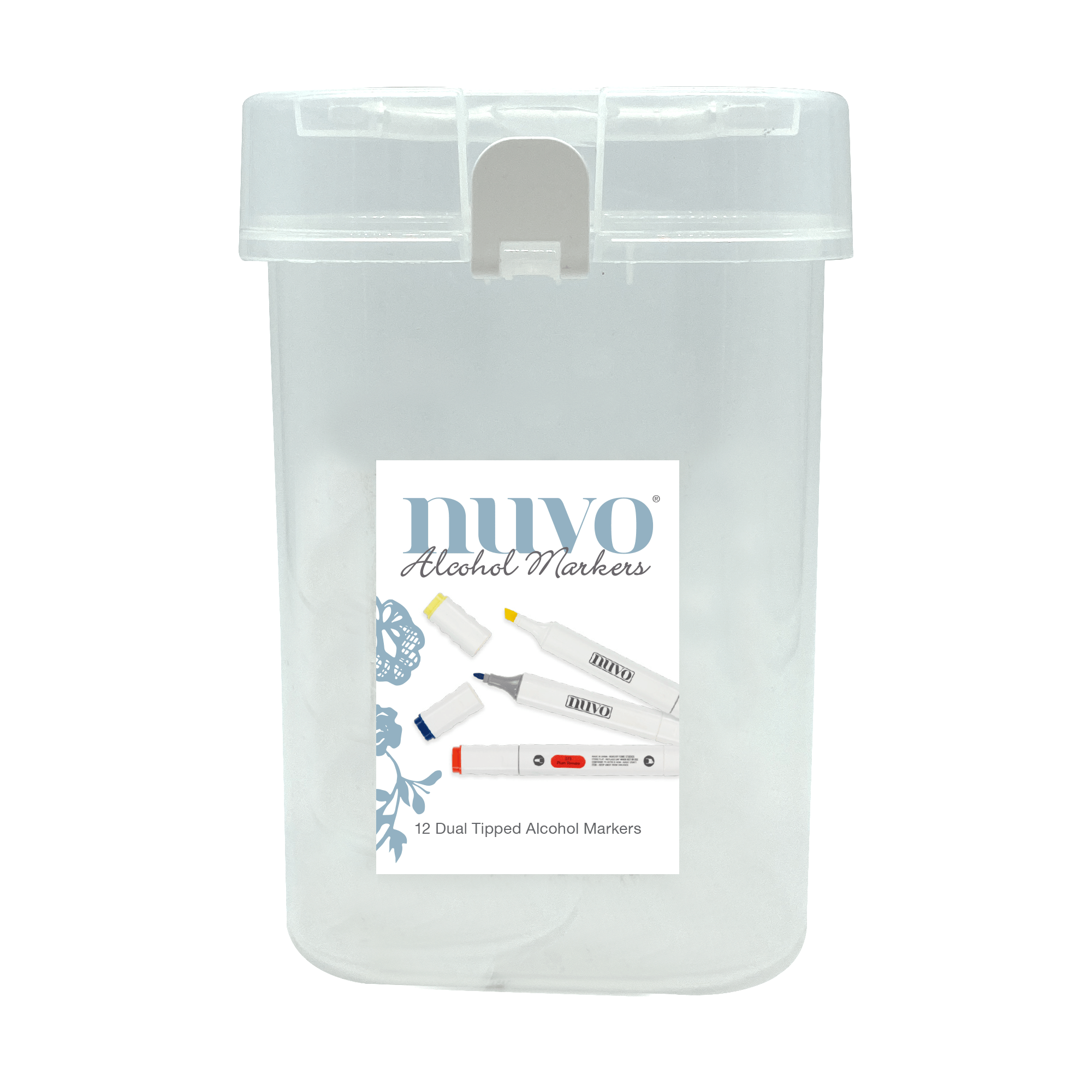 Nuvo Storage Nuvo - Alcohol Marker Pen Storage Case For 24 Pens - 1971N