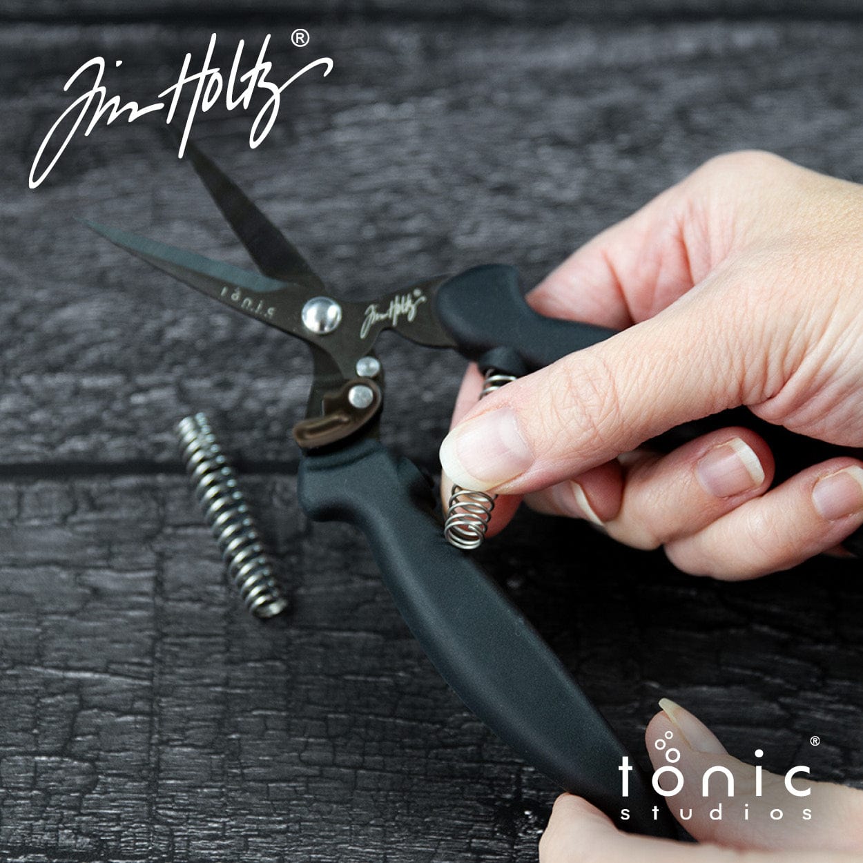 Tim Holtz Scissors Tim Holtz - 6 3/4" (17cm) Mini Recoil Snips - Pack of 2