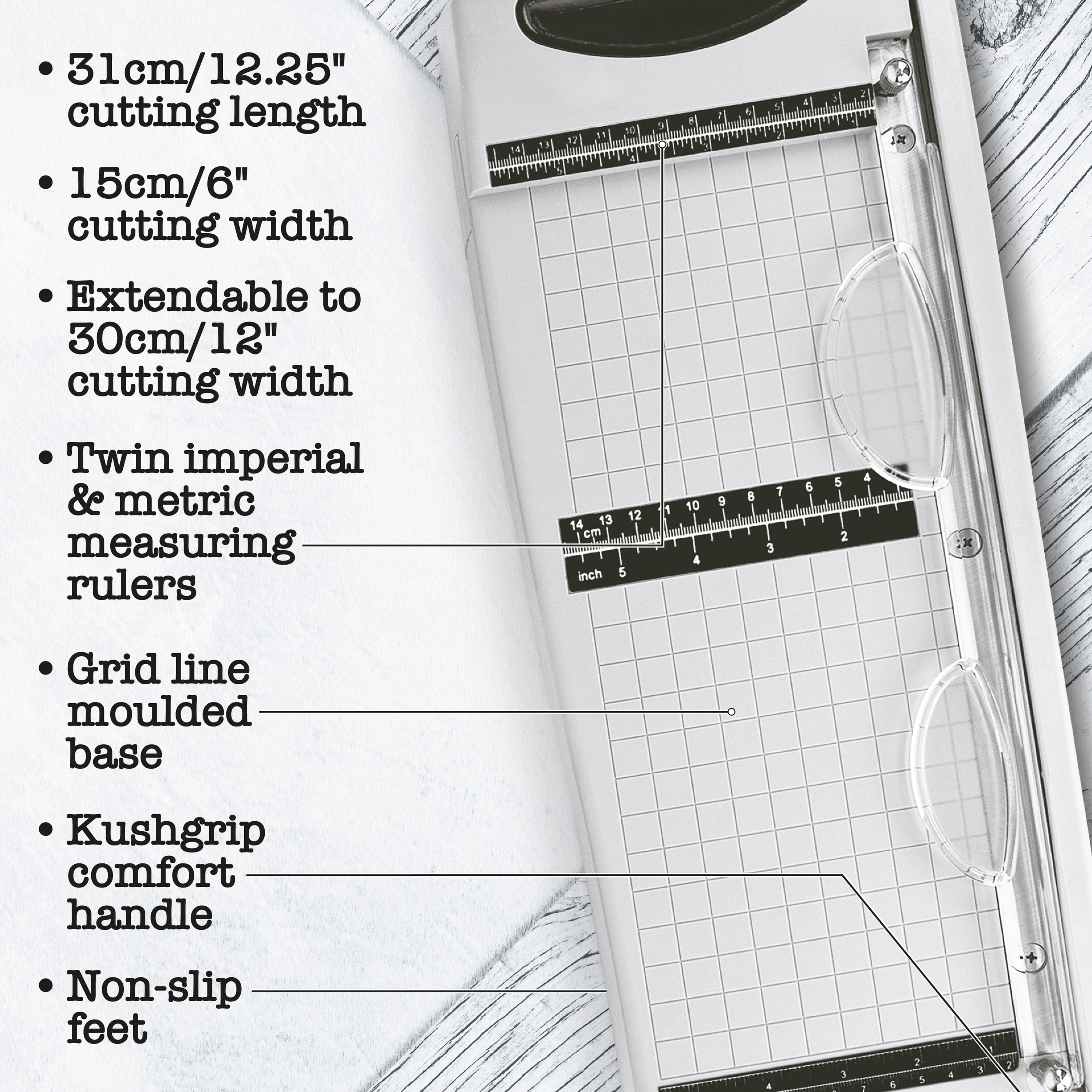 Tim Holtz Tools Tim Holtz - 12.25" / 31cm Maxi Guillotine - 1980e