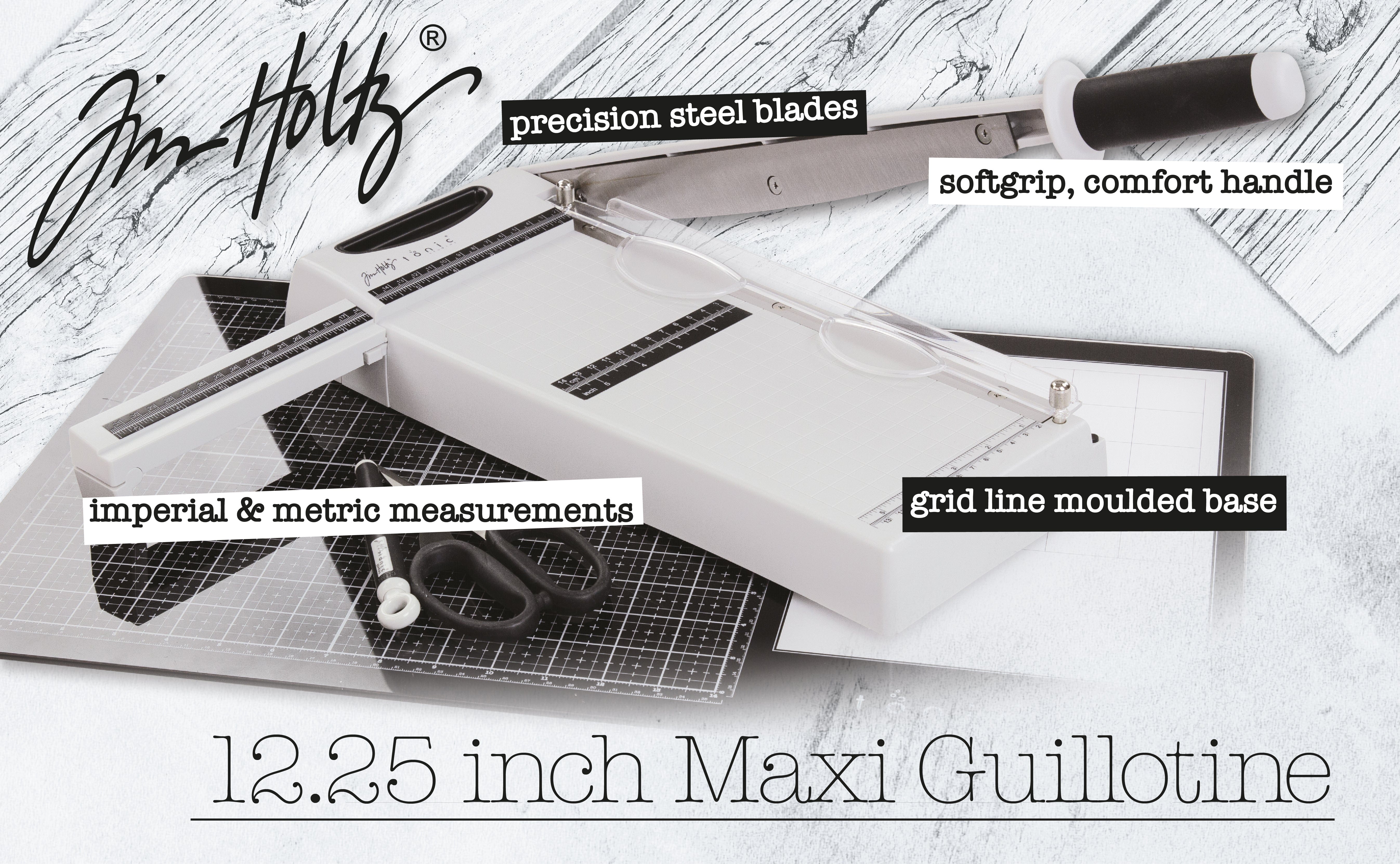 Tim Holtz Tools Tim Holtz - 12.25" / 31cm Maxi Guillotine - 1980e