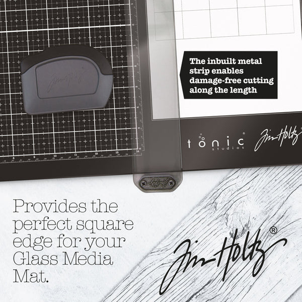 Tonic Studios Tim Holtz Media Tool Set - Edge & Scraper For Glass Media Mat (2124e) - View #8