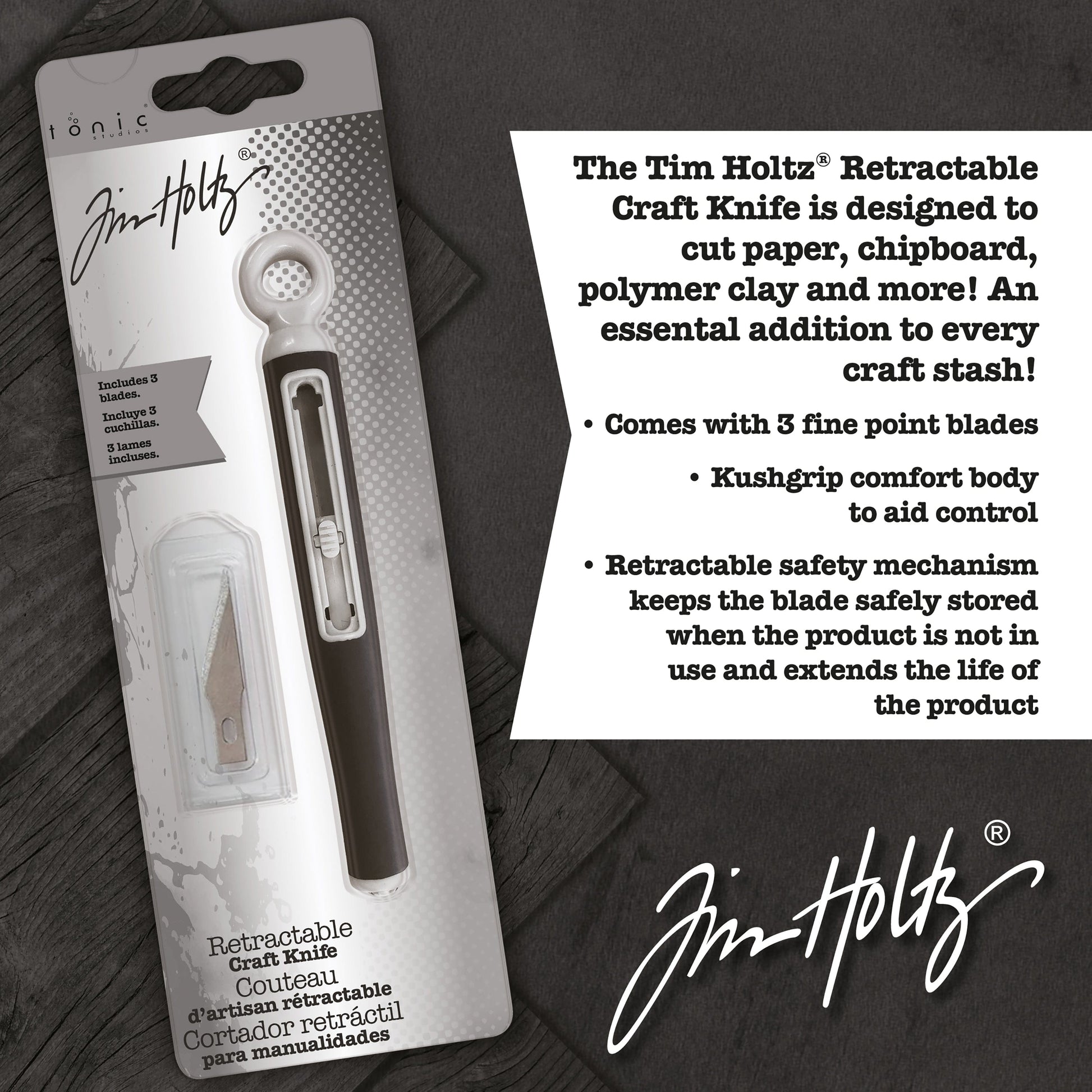 Tim Holtz Tools Tim Holtz - Retractable Craft Knife - 3356E
