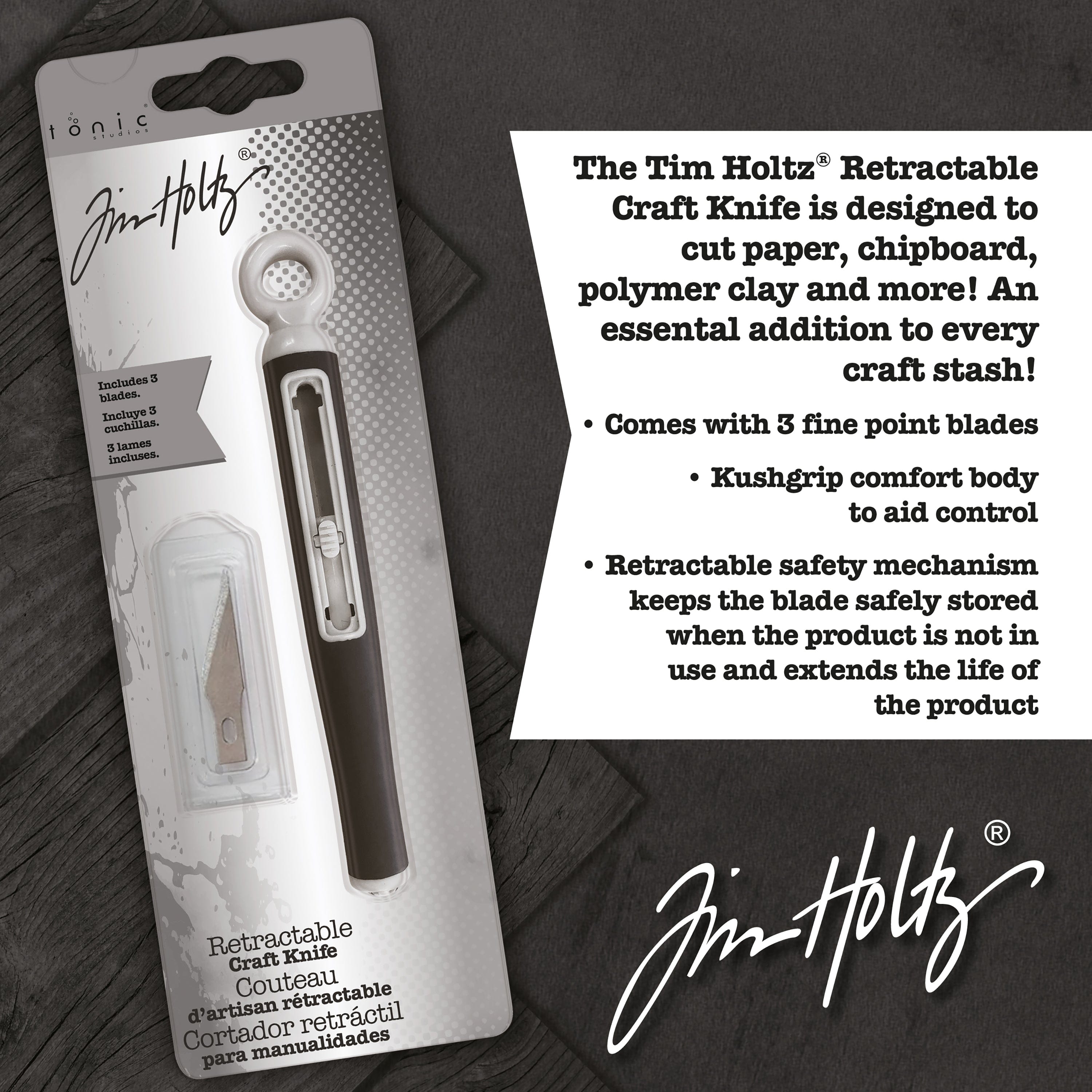 Tim Holtz Tools Tim Holtz - Retractable Craft Knife - 3356E
