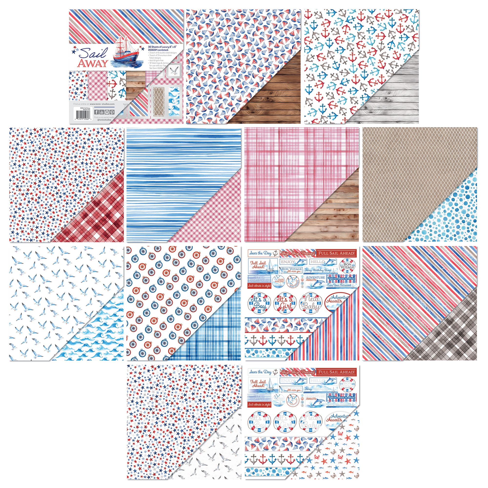 Tonic Craft Kit exclude Tonic Craft Kit 104 - One Off Purchase - Sail Away