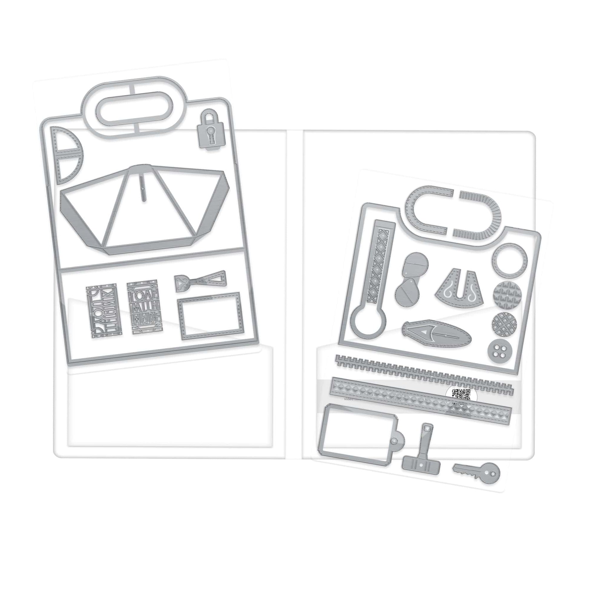 Tonic Craft Kit exclude Tonic Craft Kit 95 - Die Set & Stamp Only - Elegant Argyle