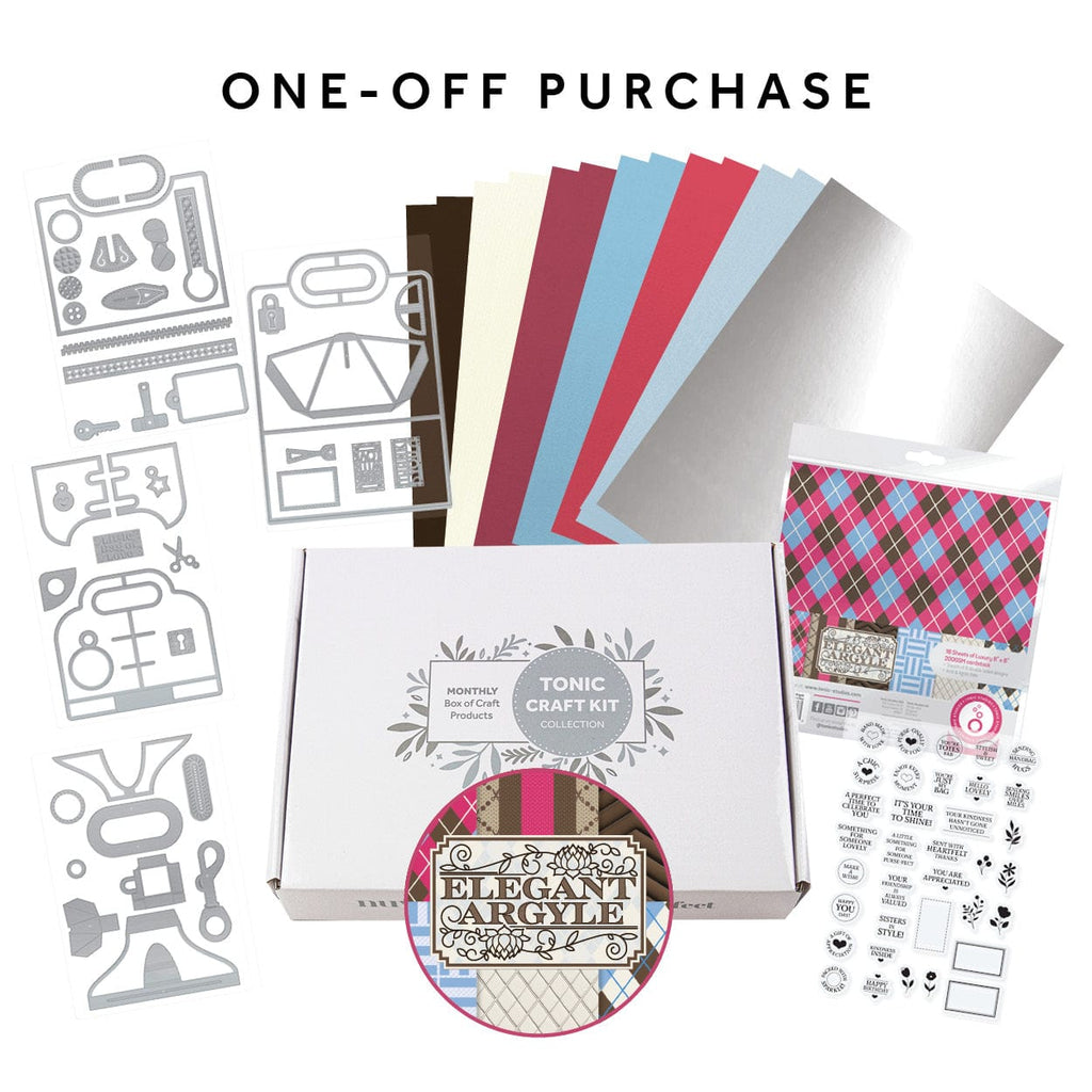 Tonic Craft Kit exclude Tonic Craft Kit 95 - One Off Purchase - Elegant Argyle