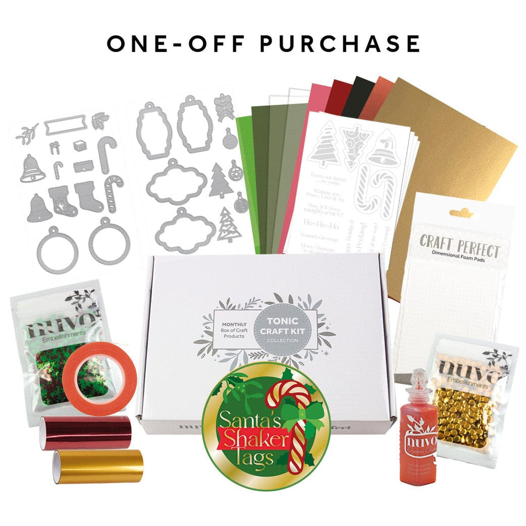 Tonic Craft Kit exclude Tonic Craft Kit 98 - One Off Purchase - Santa's Shaker Tags