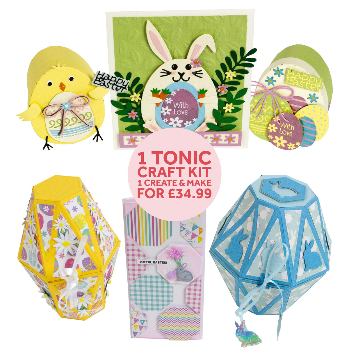 Tonic Craft Kit exclude Tonic Studios - Easter Buddy & Eggstrordinary Delight Boxes - VAULT26
