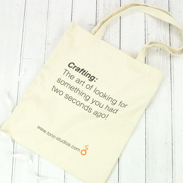 Tonic Studios bag Canvas Tote Bag - The Art of Looking For Something - 3977e