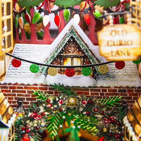 Tonic Studios Book Nook Papers, Adhesive Sheets & Book Covers - Festive Book Nook Refill Collection - DB161