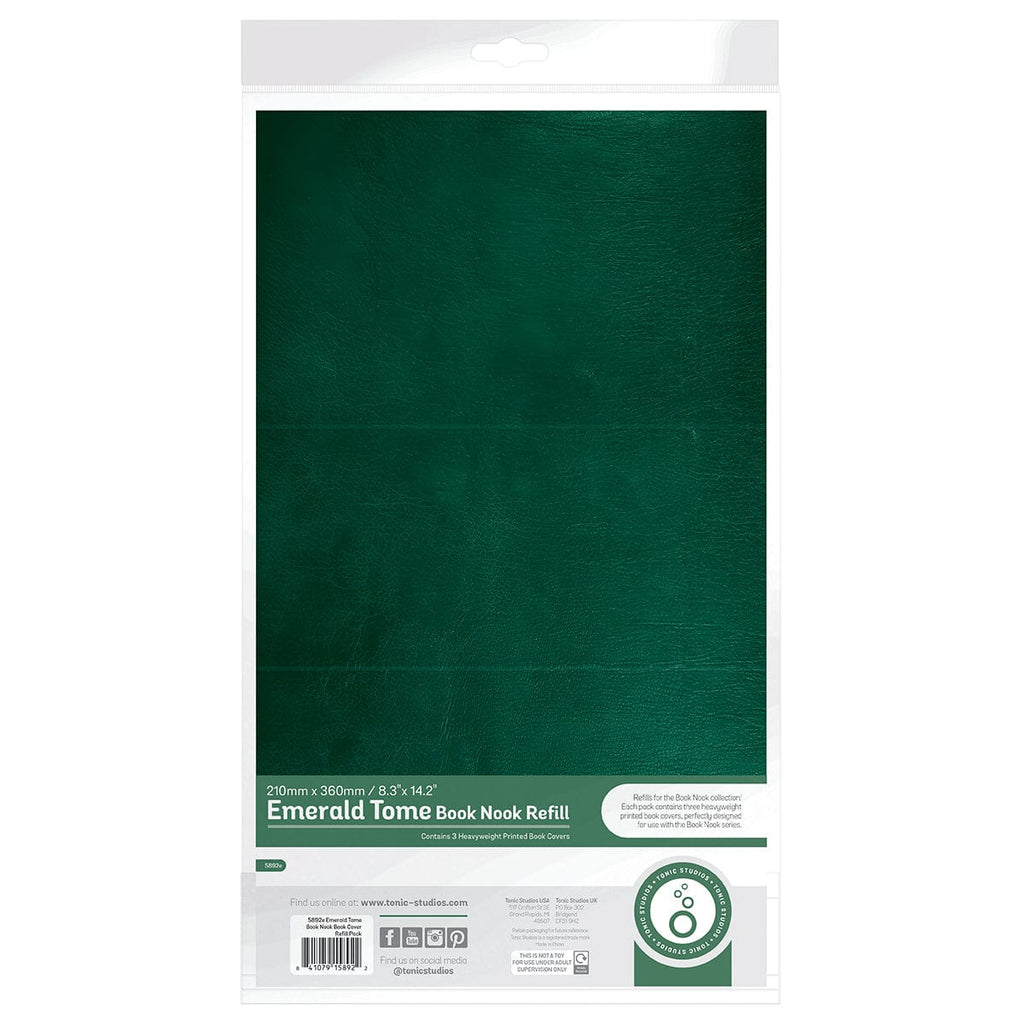 Tonic Studios Book Nook Papers, Adhesive Sheets & Book Covers - Mystic Book Nook Refill Collection - DB193