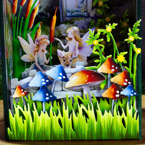 Tonic Studios Book Nook Papers, Adhesive Sheets & Book Covers - Mystic Book Nook Refill Collection - DB193