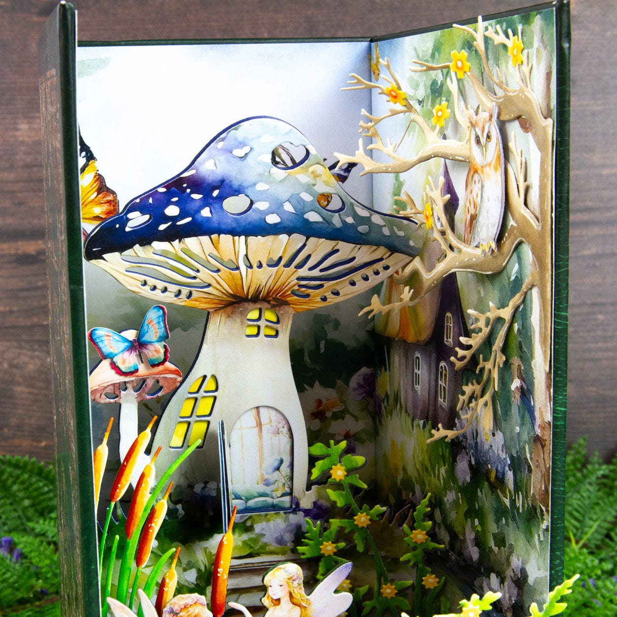 Tonic Studios Book Nook Papers, Adhesive Sheets & Book Covers - Mystic Book Nook Refill Collection - DB193