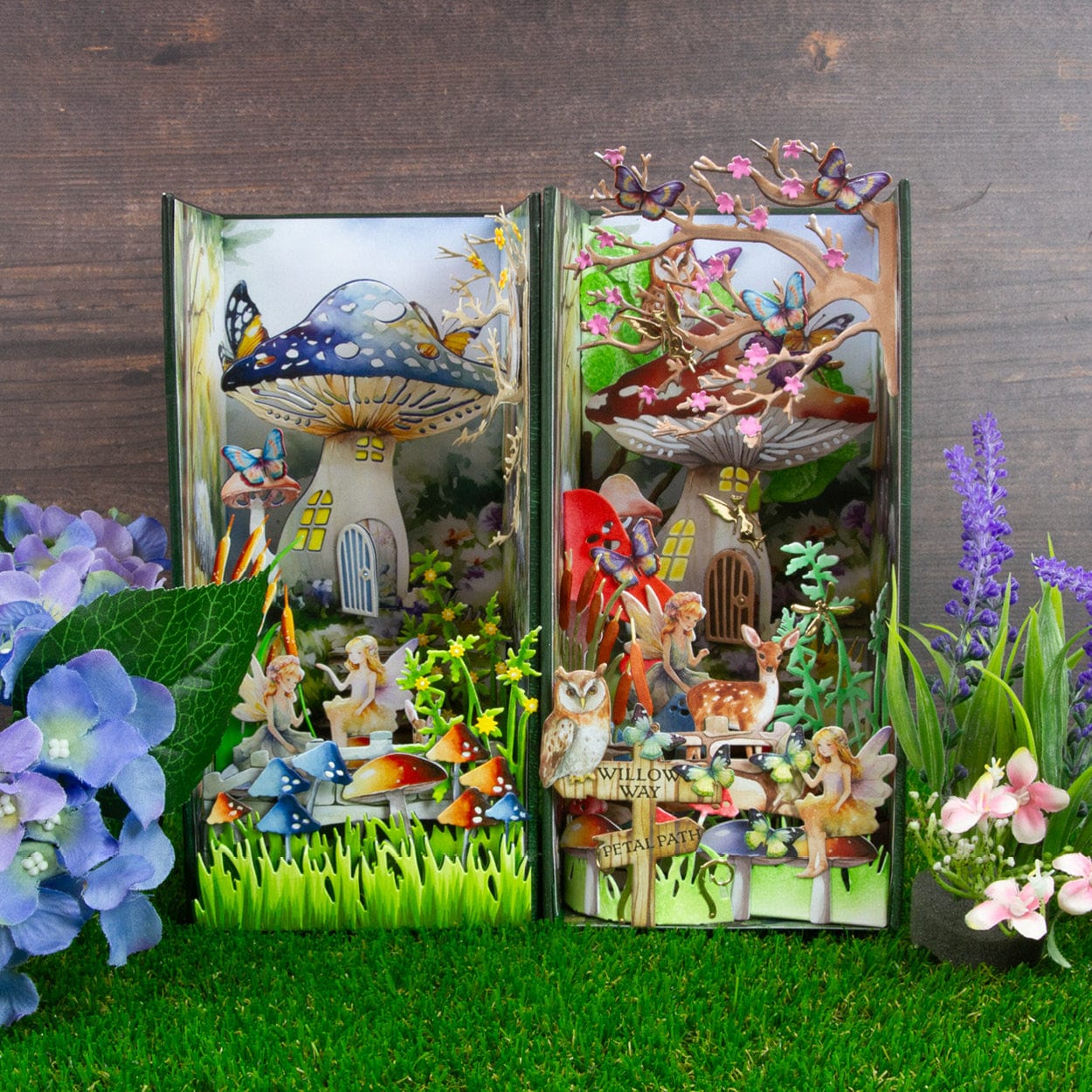 Tonic Studios Book Nook Papers, Adhesive Sheets & Book Covers - Mystic Book Nook Refill Collection - DB193