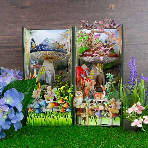 Tonic Studios Book Nook Papers, Adhesive Sheets & Book Covers - Mystic Book Nook Refill Collection - DB193
